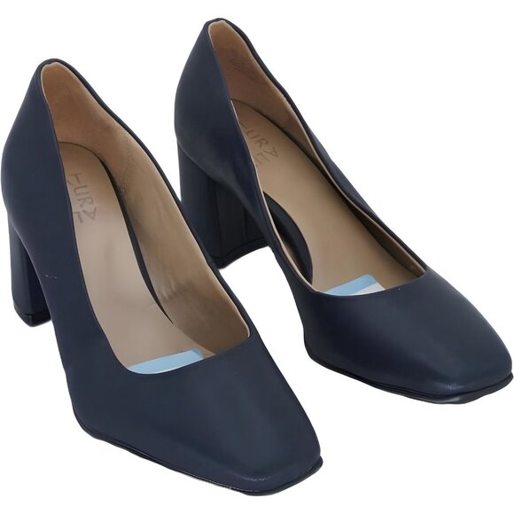 Naturalizer Navy Blue Heels 7 - Picture 1 of 6